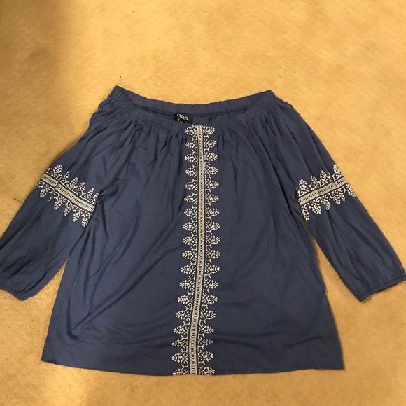 Bohemian off the shoulder long sleeve - Picture 1 of 5